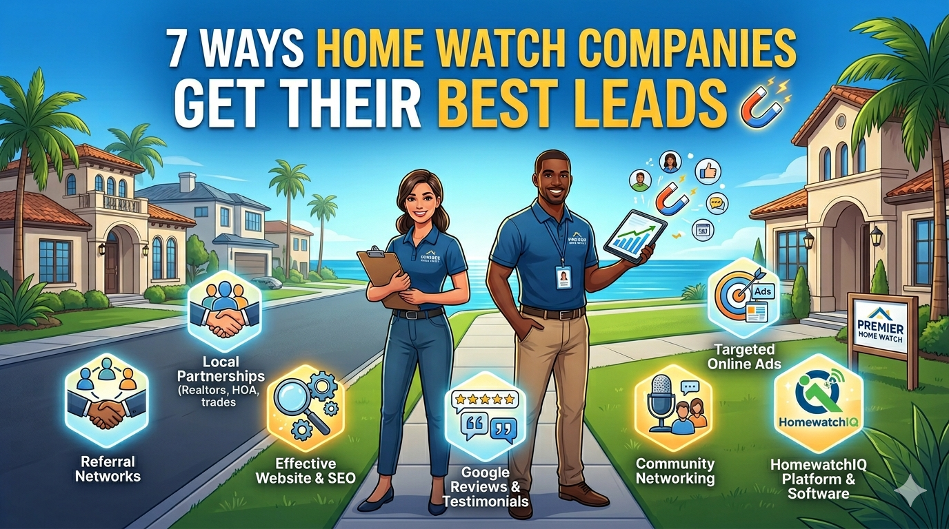 7 Ways Home Watch Companies Get Their Best Leads