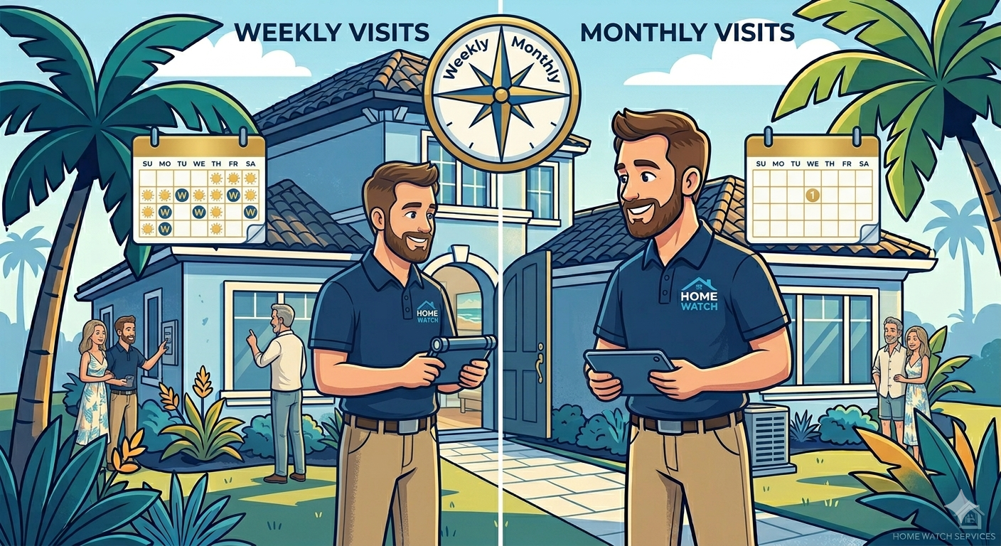 How Often Should a Home Watch Professional Visit Your Home?